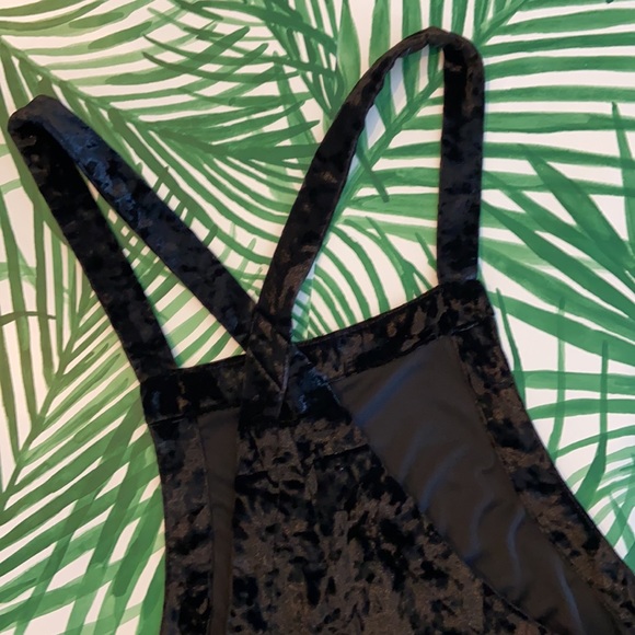 Velour jumpsuit, loose fitting - Picture 3 of 5